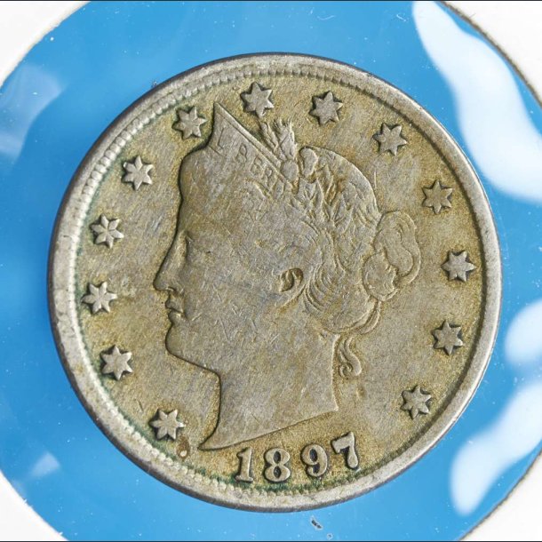 USA 5 cents 1897