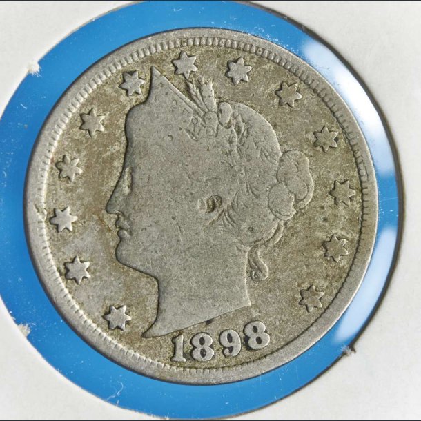 USA 5 cents 1898