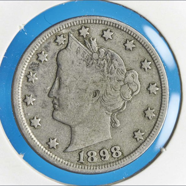 USA 5 cents 1898