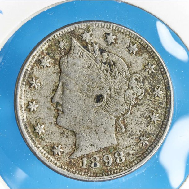 USA 5 cents 1898