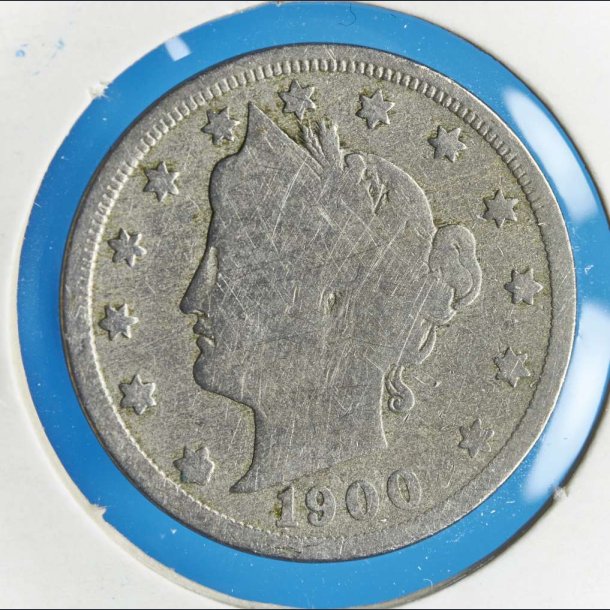 USA 5 cents 1900