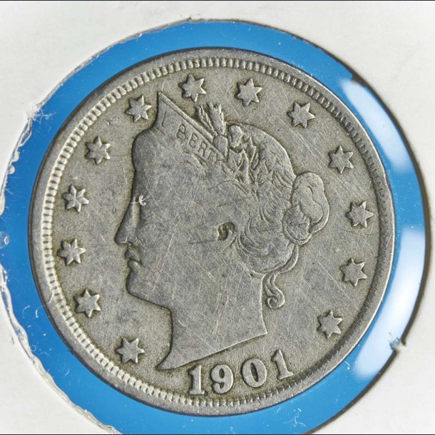 USA 5 cents 1901