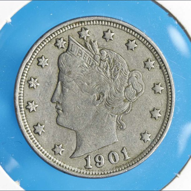 USA 5 cents 1901