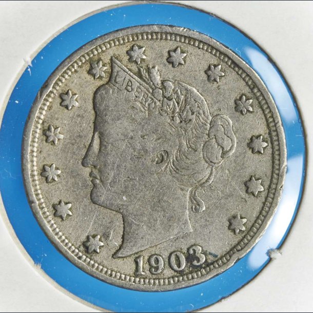 USA 5 cents 1903