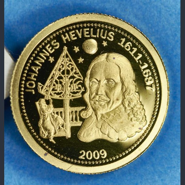 Samoa 10 Dollars 2009 guld - Hevelius