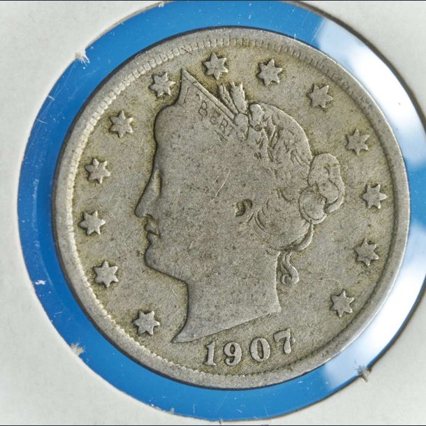 USA 5 cents 1907