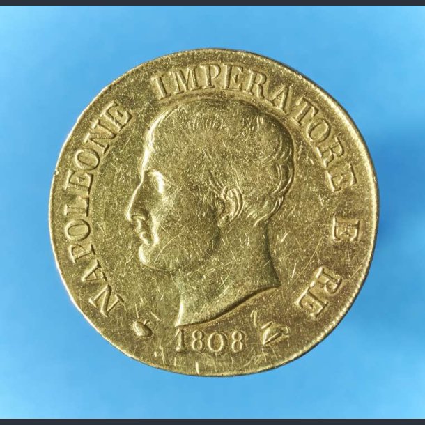 Italien 40 Lire 1808 guld - Napoleon Bonaparte