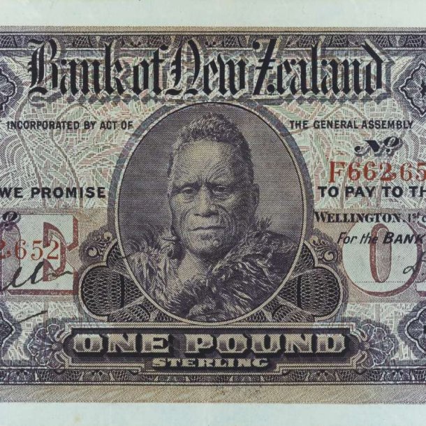 New Zealand One Pound 1929 - kv.01/EF.