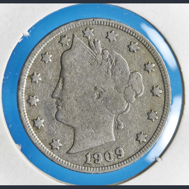 USA 5 cents 1909