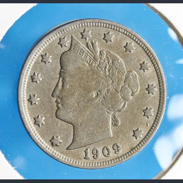 USA 5 cents 1909