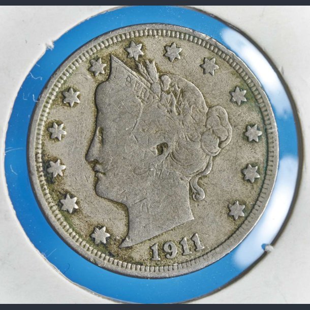 USA 5 cents 1911