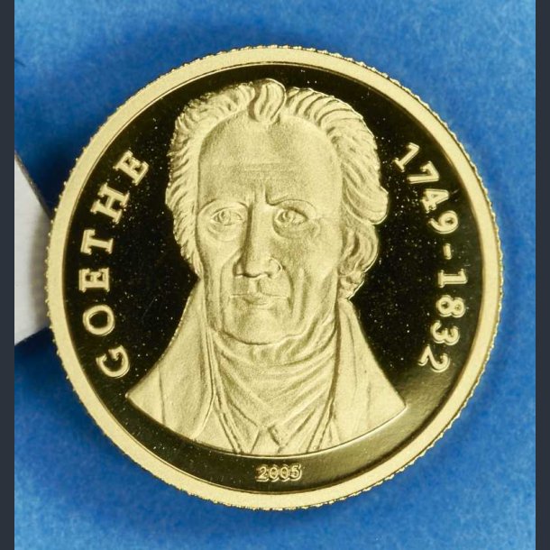 Togo 1500 Francs 2005 guld - Goethe