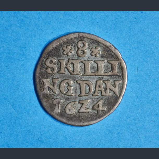 Danmark 8 Skilling 1624 - Christian IV