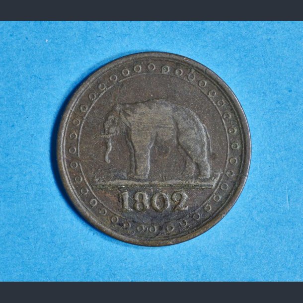 Ceylon 1/192 Rixdollar 1802