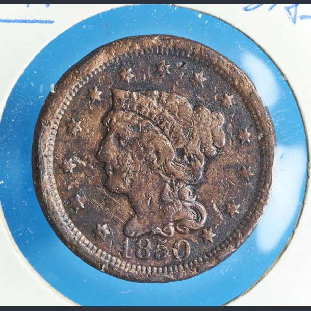 USA 1 cent 1850