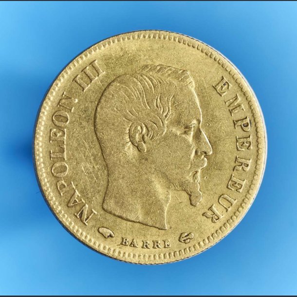 Frankrig 10 Francs 1857 A - Paris - kv.1