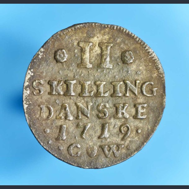 Frederik 4. 2 skilling 1719