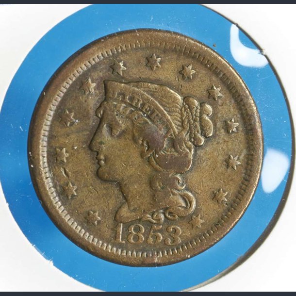 USA 1 cent 1853