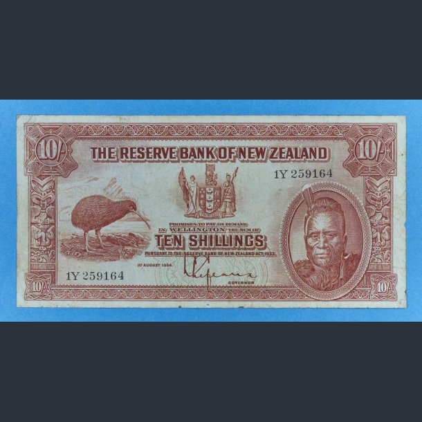 New Zealand 10 Shillings 1934 - kv.1 / Fine+