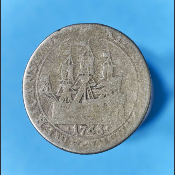 Dansk Vestindien 12 skilling 1763