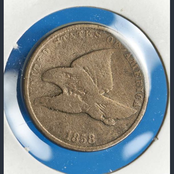 USA 1 cent 1858