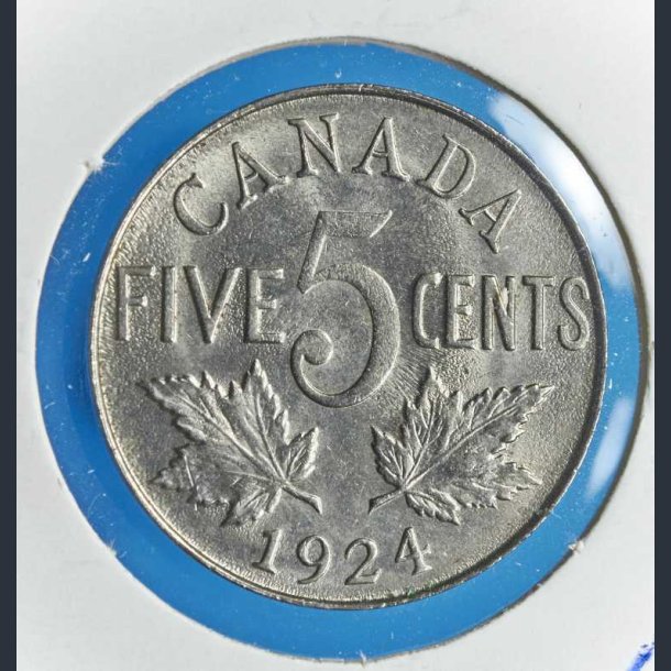 Canada 5 cents 1924