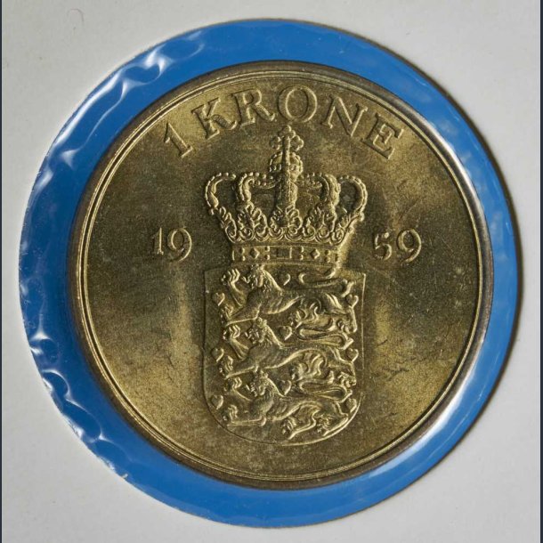 Danmark 1 kr. 1959 - flot