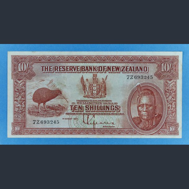 New Zealand 10 Shillings 1934 - kv.1+/ VF - 7Z 693245