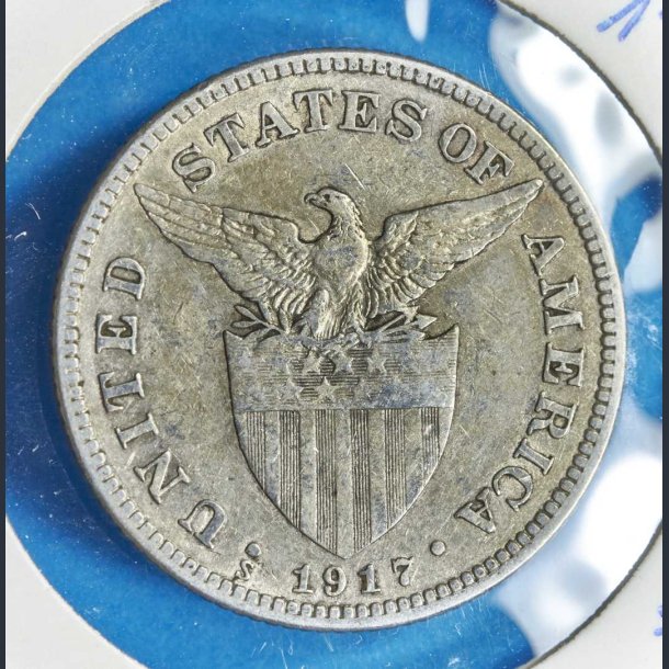 Filippinerne 50 Centavos 1917 S