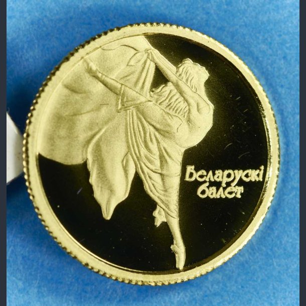 Hviderusland 10 rubler 2005 guld - Hviderussisk ballet - Ballerina - Belarus