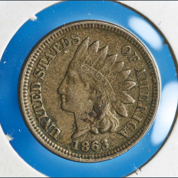 USA 1 cent 1863  