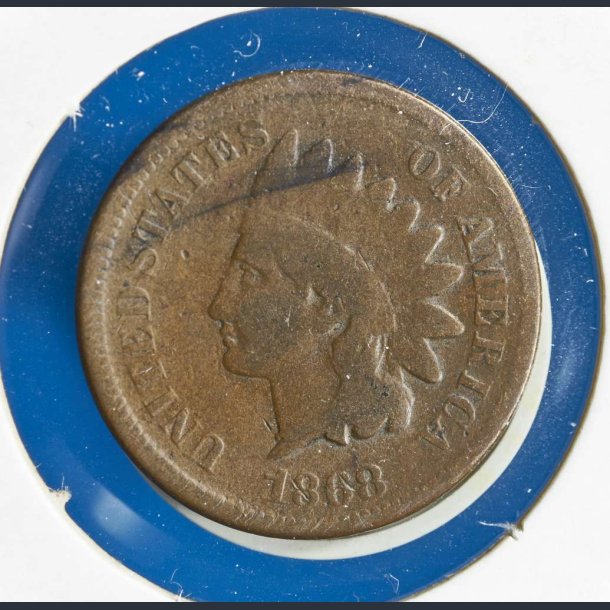 USA 1 cent 1868  