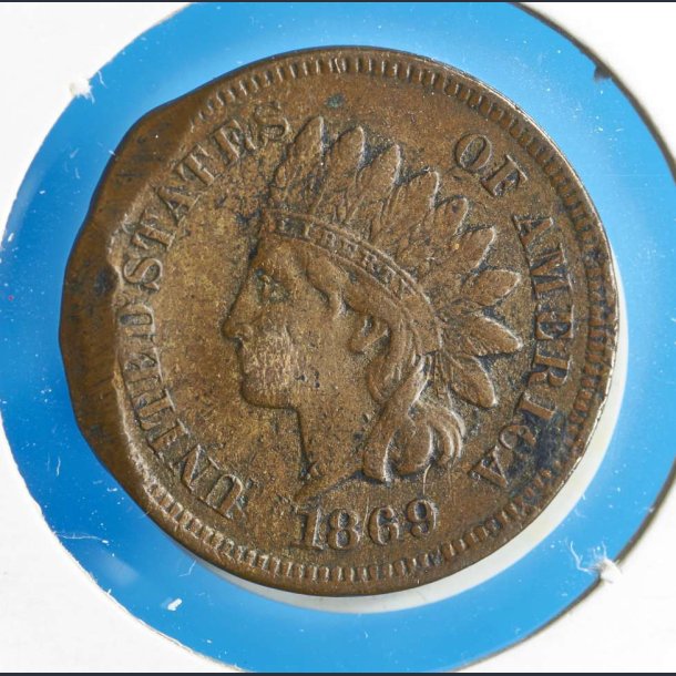 USA 1 cent 1869  