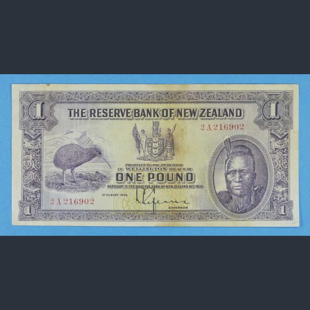 New Zealand One Pound 1934 - kv.1 / Fine