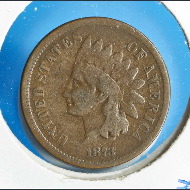 USA 1 cent 1873  