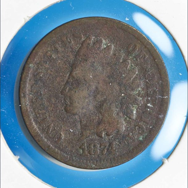 USA 1 cent 1874 