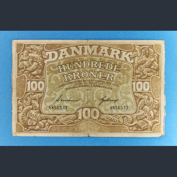 Danmark 100 kr. 1936