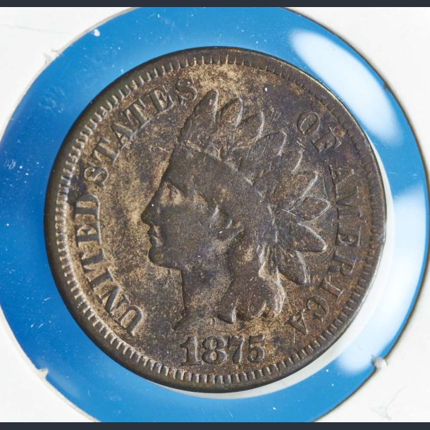 USA 1 cent 1875 