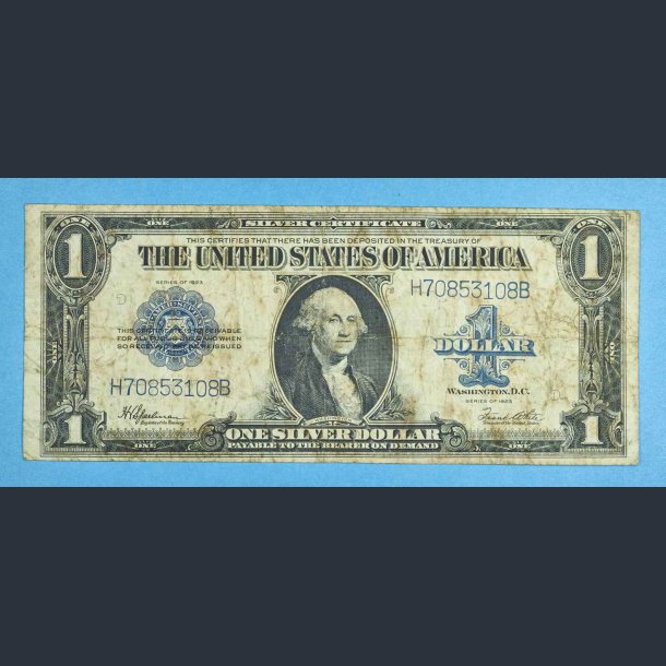 USA dollar 1923 serie - kv. 1 til 1-