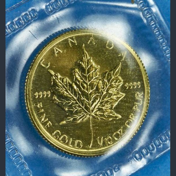 Canada 5 dollars 2009 Maple Leaf - 1/10 oz guld 