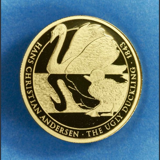 Niue 5 dollars 2018 i guld - Den grimme lling - UDSOLGT - KBES