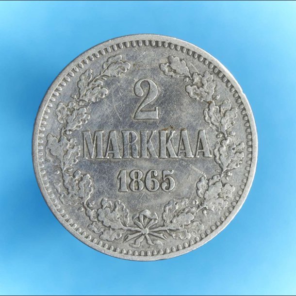 Finland 2 Markkaa 1865 S