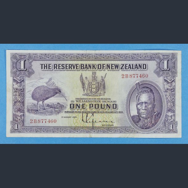 New Zealand One Pound 1934 - kv.1 / Fine