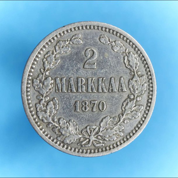 Finland 2 Markkaa 1870 S