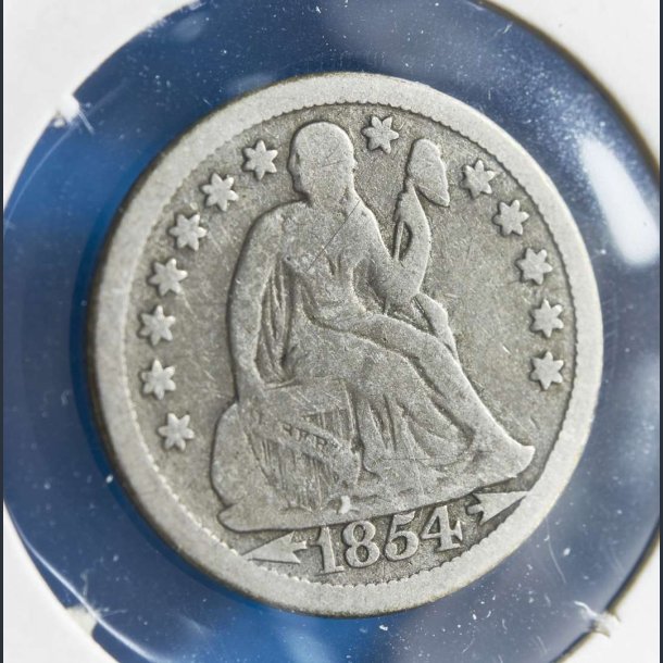 USA 10 cents 1854