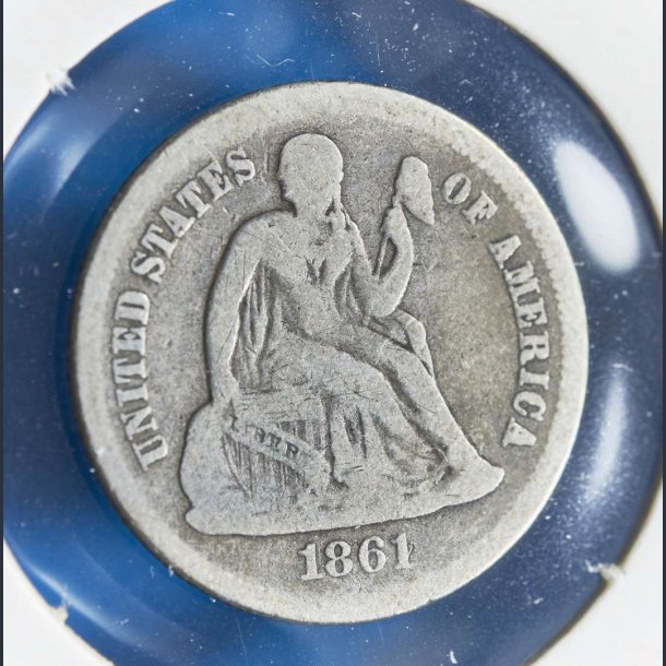 USA 10 cents 1861