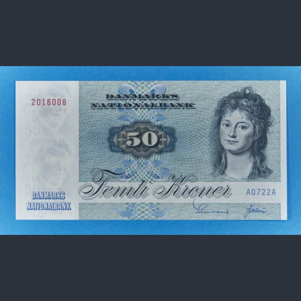 Danmark 50 kr. 1972 A0 UNC- Sunesen