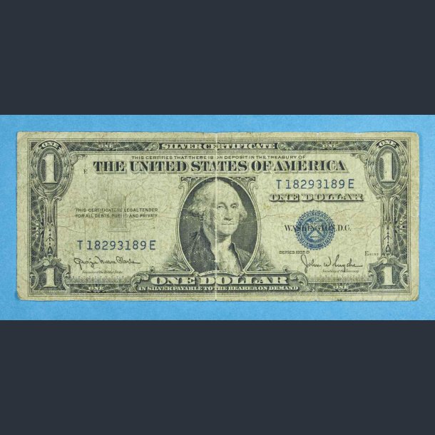 USA dollar 1928 til 1957 - kv.1- til 2