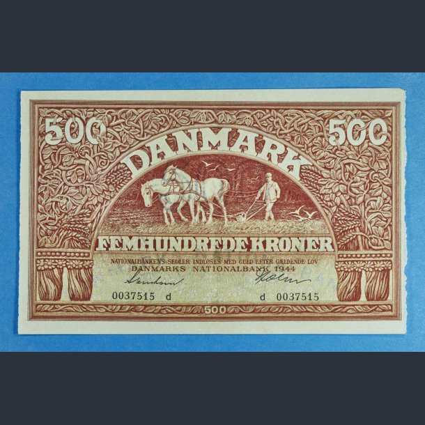 Danmark 500 kr. 1944 - Holm - kv. 0/01+