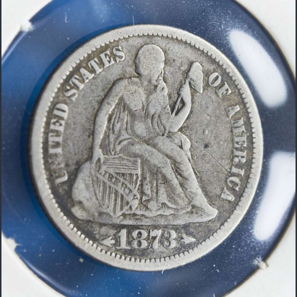 USA 10 cents 1873